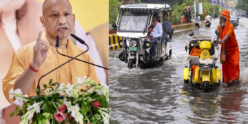 Ghaziabad, Noida और Prayagraj में भारी बारिश से जलभराव, IMD ने जारी किया अलर्ट
