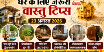 घर के लिए जरूरी वास्तु टिप्स: 23 अगस्त 2026