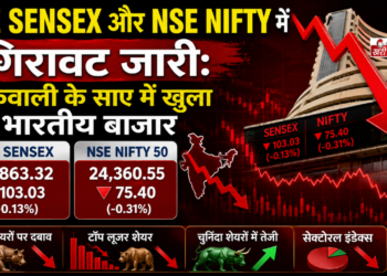 Bse Sensex और Nse Nifty में गिरावट जारी: बिकवाली के साए में खुला भारतीय बाजार