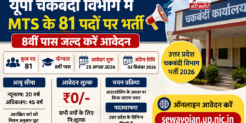 UP चकबंदी विभाग में MTS के 81 पदों पर निकली भर्ती, 8वीं पास जल्द करें आवेदन