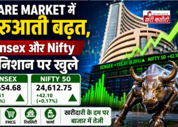 Share Market में शुरुआती बढ़त, Sensex और Nifty हरे निशान पर खुले