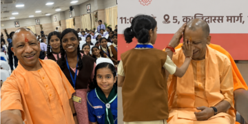 Yogi Adityanath ने CM Awas पर मनाया रक्षाबंधन, सुनाया बेटियों के संघर्ष का किस्सा