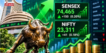 शेयर बाजार में तेजी, Sensex-Nifty हरे निशान में
