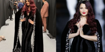 Paris में Aishwarya Rai का शाही अंदाज, काले गाउन और बदले बालों ने खींचा सबका ध्यान