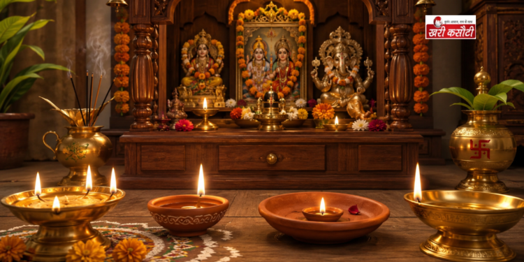 वास्तु नियम: घर के मंदिर में रोजाना कितने दीपक जलाना होता है शुभ? जानें सही दिशा और नियम