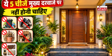 वास्तु शास्त्र: मुख्य दरवाजे से हटाएं ये 5 चीजें