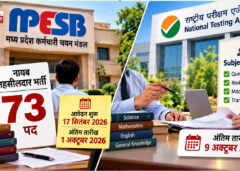 MPESB में नायब तहसीलदार भर्ती, NTA में विशेषज्ञों का मौका