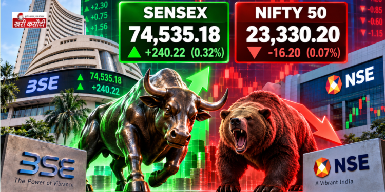 स्टॉक एक्सचेंज में मिली-जुली शुरुआत, Sensex चढ़ा तो Nifty लाल निशान में खुला