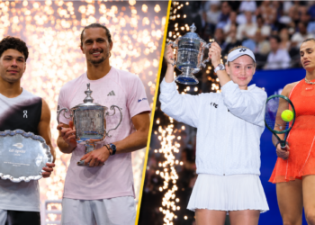 US Open 2026: Zverev और Rybakina ने रचा इतिहास, Shelton-Sabalenka का टूटा सपना