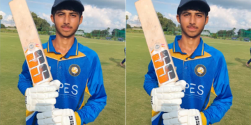 Rajkot में Lakshya Raichandani का ऐतिहासिक दोहरा शतक, Australia U19 पर India ने बनाई 213 रन की बढ़त