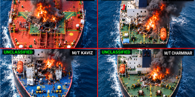 USA ने Iran के पांच Oil Tankers किए तबाह, CENTCOM ने IRGC के हमलों का दिया जवाब