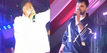 Khesari Lal Yadav पर पूर्णिया के Khurda महोत्सव में फेंकी चप्पल, Pappu Yadav ने दी आरोपी को खोजने की चेतावनी