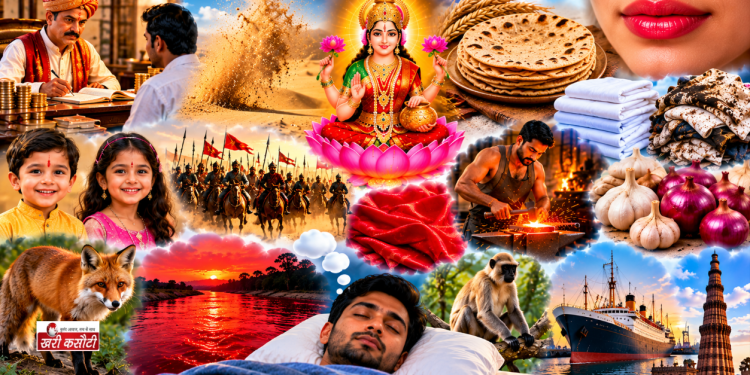 स्वप्न शास्त्र के अनुसार सपने में साहूकार, रेत, रोटी, लक्ष्मी, लाल रंग और अन्य चीजें देखने का क्या है अर्थ?