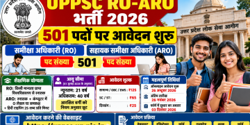 UPPSC RO-ARO भर्ती 2026: 501 पदों पर आवेदन शुरू, जानें योग्यता, उम्र सीमा, फीस और अंतिम तारीख