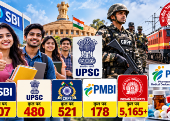अक्टूबर में सरकारी नौकरी के बड़े मौके, SBI, UPSC, CRPF, PMBI और RRB में हजारों पदों पर भर्ती