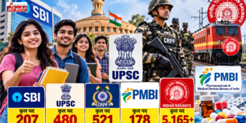 अक्टूबर में सरकारी नौकरी के बड़े मौके, SBI, UPSC, CRPF, PMBI और RRB में हजारों पदों पर भर्ती