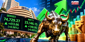 शेयर बाजार में शानदार वापसी, Sensex 413 अंक उछला और Nifty 23,146 पर बंद; IT शेयरों में जबरदस्त खरीदारी