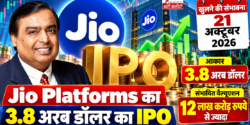Jio Platforms का 3.8 अरब डॉलर का आईपीओ 21 अक्टूबर को खुलने की संभावना, 12 लाख करोड़ रुपये से ज्यादा हो सकती है वैल्यूएशन