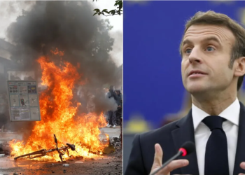 France में प्रदर्शनों ने लिया हिंसक रूप, Limoges के ऐतिहासिक सिटी हॉल में आग; Macron ने दोषियों से भरपाई कराने की बात कही