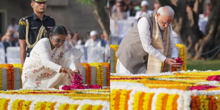 Gandhi Jayanti पर देश ने Bapu को किया नमन, Rajghat से Vijay Ghat तक नेताओं ने दी श्रद्धांजलि