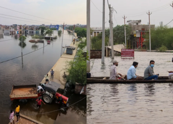 Lucknow में गोमती का पानी फैलने से बढ़ी मुश्किल, Plasio Mall और इकाना स्टेडियम के आसपास जलभराव; 100 बटुक सुरक्षित स्थान पर भेजे